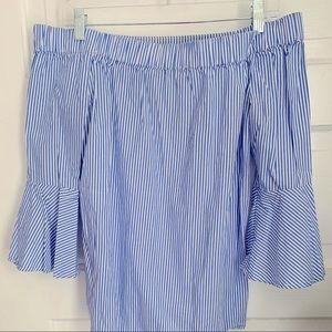 Off the Shoulder Striped Top